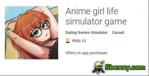 Anime girl life simulator game MOD APK