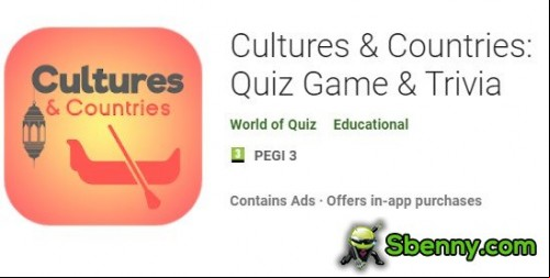 Cultures &amp; Countries: Quiz Game &amp; Trivia MOD APK