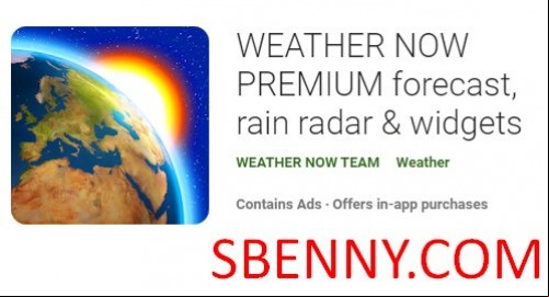 WEATHER NOW  forecast, rain radar &amp; widgets MOD APK