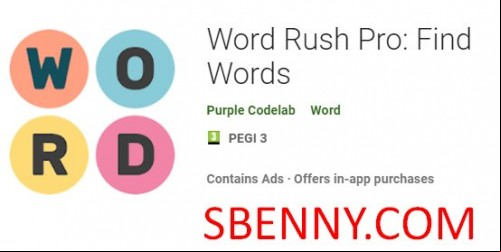Word Rush Pro: Find Words APK