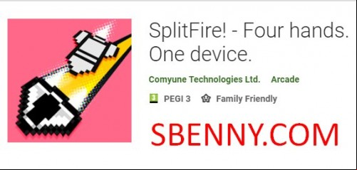 SplitFire! - Four hands. One device.