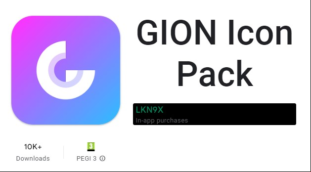GION Icon Pack MOD APK