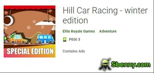 Hill Car Racing - winter edition MOD APK