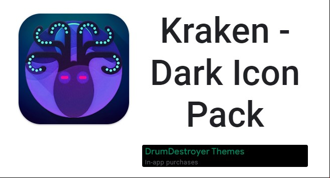 Kraken - Dark Icon Pack MOD APK