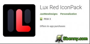 Lux Red IconPack MOD APK