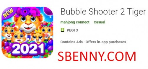 Bubble Shooter 2 Tiger MOD APK