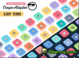 Crayon Adaptive IconPack MOD APK