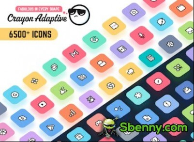 Crayon Adaptive IconPack MOD APK