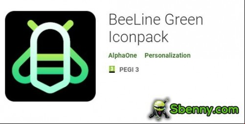 BeeLine Green Iconpack MOD APK