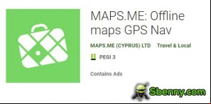 MAPS.ME: Offline maps GPS Nav MOD APK
