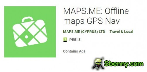 MAPS.ME: Offline maps GPS Nav MOD APK
