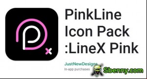 PinkLine Icon Pack :LineX Pink MOD APK