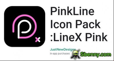 PinkLine Icon Pack :LineX Pink MOD APK