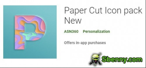 Paper Cut Icon pack New MOD APK