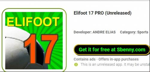 Elifoot 17 PRO APK