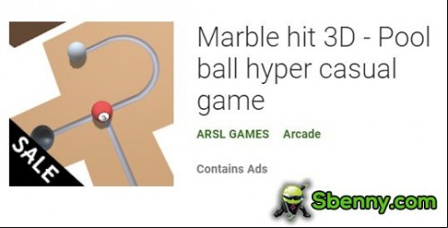 Marble hit 3D - Pool ball hyper casual game APK