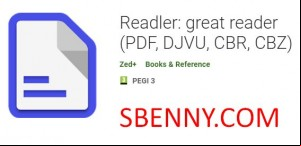 Readler: great reader (PDF, DJVU, CBR, CBZ)