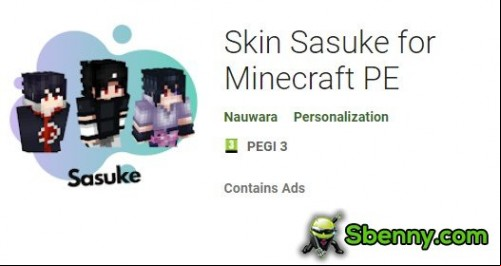 Skin Sasuke for Minecraft PE MOD APK