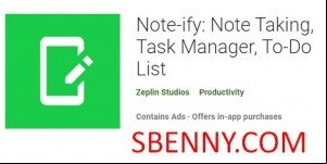 Note-ify: Note Taking, Task Manager, To-Do List MOD APK