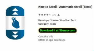Kinetic Scroll : Automatic scroll [ Root ] MOD APK