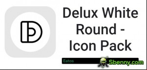 Delux White Round - Icon Pack MOD APK
