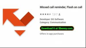 Missed call reminder, Flash on call MOD APK