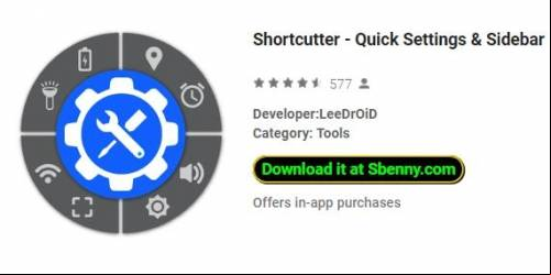 Shortcutter - Quick Settings​ &amp; Sidebar MOD APK