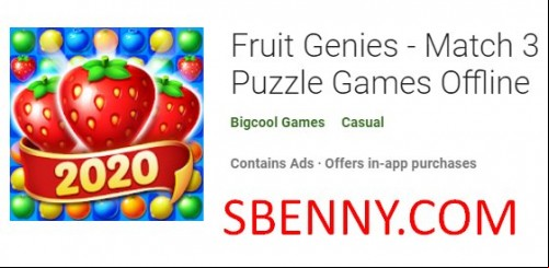 Fruit Genies - Match 3 Puzzle Games Offline MOD APK