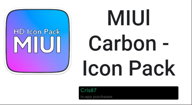 MIUl Carbon - Icon Pack MOD APK