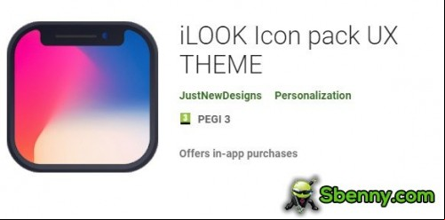 iLOOK Icon pack UX THEME MOD APK