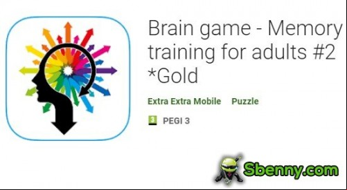 Brain game - Memory training for adults #2 *Gold APK