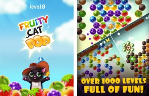 Fruity Cat Pop - bubble shooter! MOD APK
