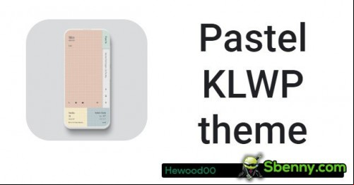 Pastel KLWP theme MOD APK