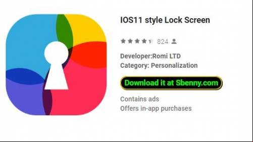 IOS11 style Lock Screen MOD APK