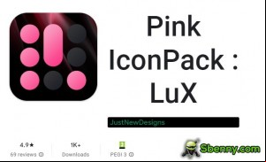 Pink IconPack : LuX MOD APK