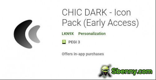CHIC DARK - Icon Pack (Early Access) MOD APK
