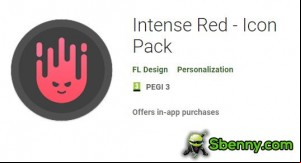 Intense Red - Icon Pack MOD APK