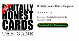Brutally Honest Cards: the game APK