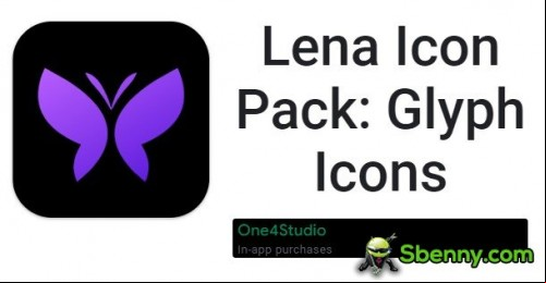 Lena Icon Pack: Glyph Icons MOD APK