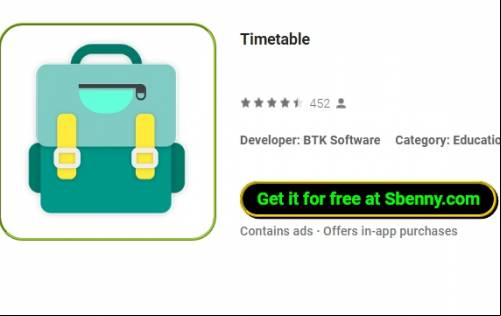 Timetable MOD APK