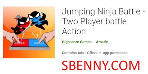 Jumping Ninja Battle - Two Player battle Action MOD APK