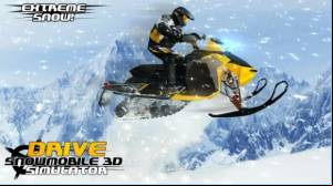 Drive Snowmobile 3D Simulator MOD APK