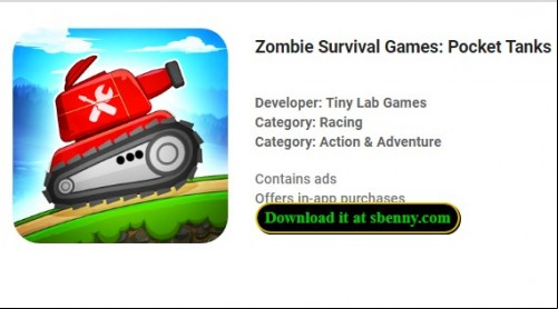 Zombie Survival Games: Pocket Tanks Battle MOD APK