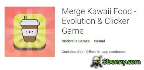 Merge Kawaii Food - Evolution &amp; Clicker Game MOD APK
