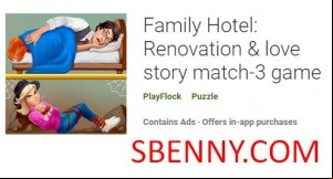 Family Hotel: Renovation &amp; love story match-3 game MOD APK