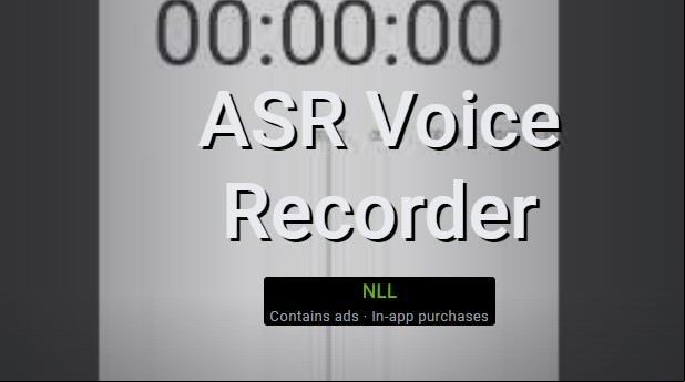 ASR Voice Recorder MOD APK