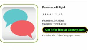 Pronounce It Right MOD APK
