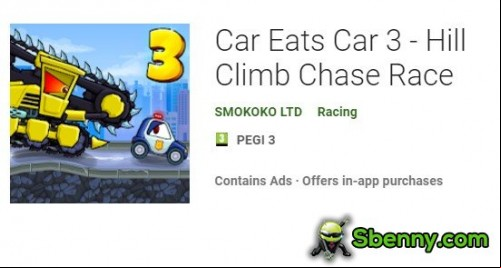 Car Eats Car 3 - Hill Climb Chase Race MOD APK