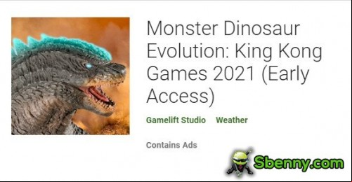 Monster Dinosaur Evolution: King Kong Games 2021 MOD APK