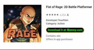 Fist of Rage: 2D Battle Platformer MOD APK